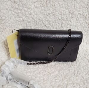 Marc Jacobs Longshot Leather Chain Wallet